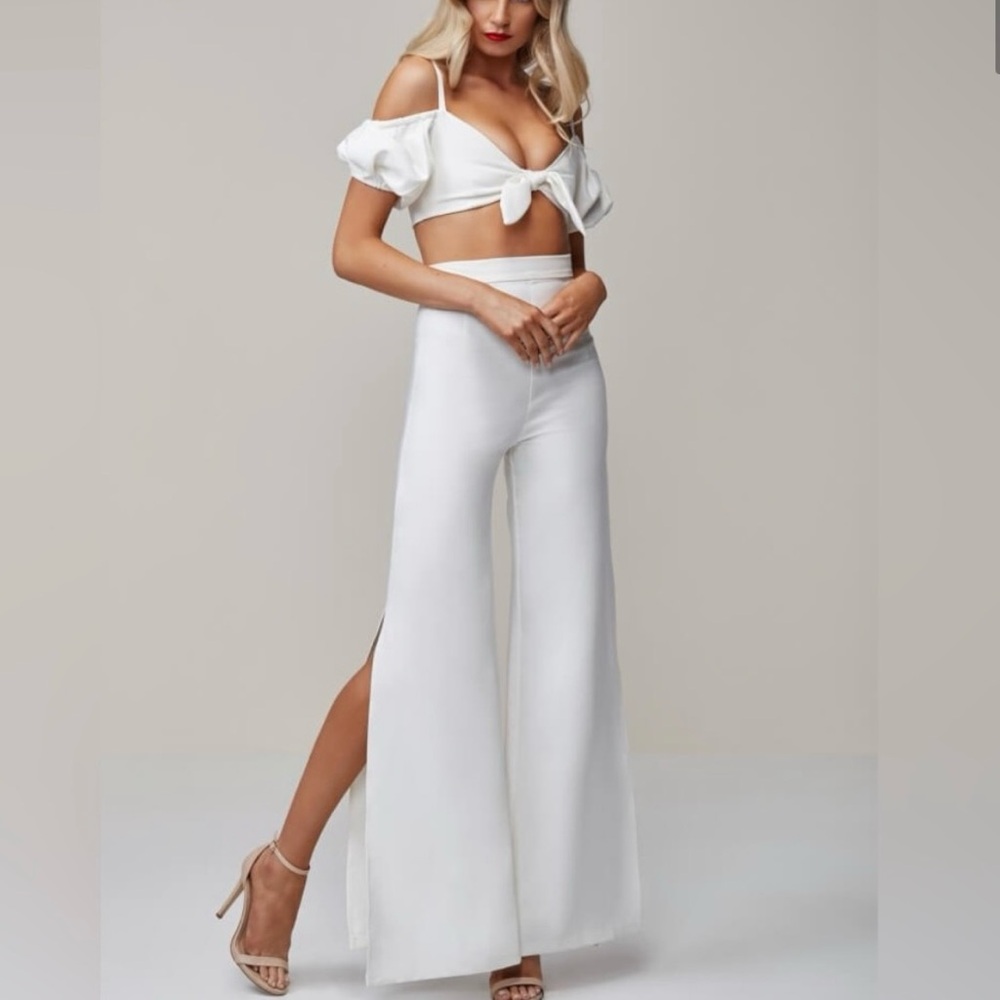 Nookie brand new without tags belle high waist slit pants